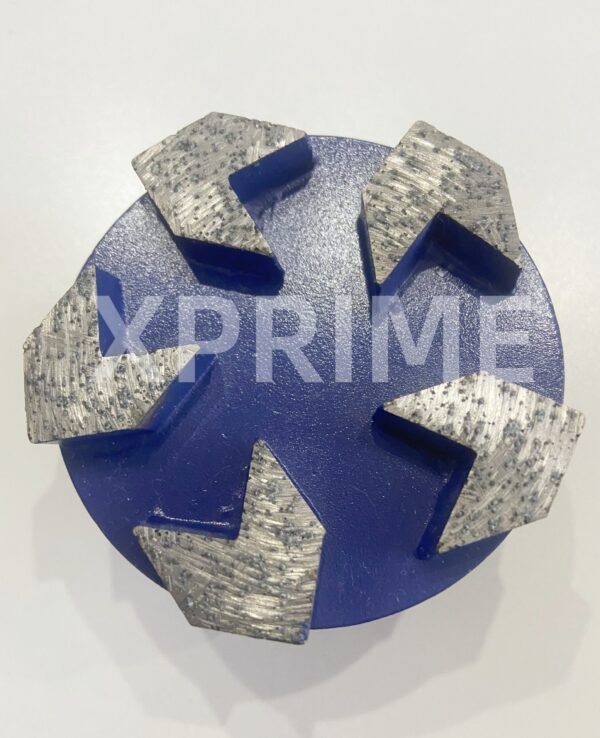 Round shape 5- Arrow Segments Grinding Plate Model-XPRA01