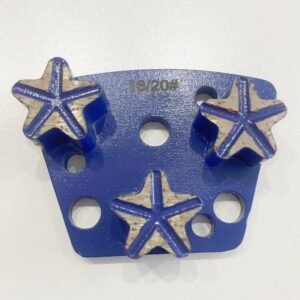 3 Pentagram Segments Fan-Shape Grinding Plate Model-XPFG03