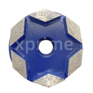 Round shape 5- Rhombus Segments Grinding Plate Model-XPR01