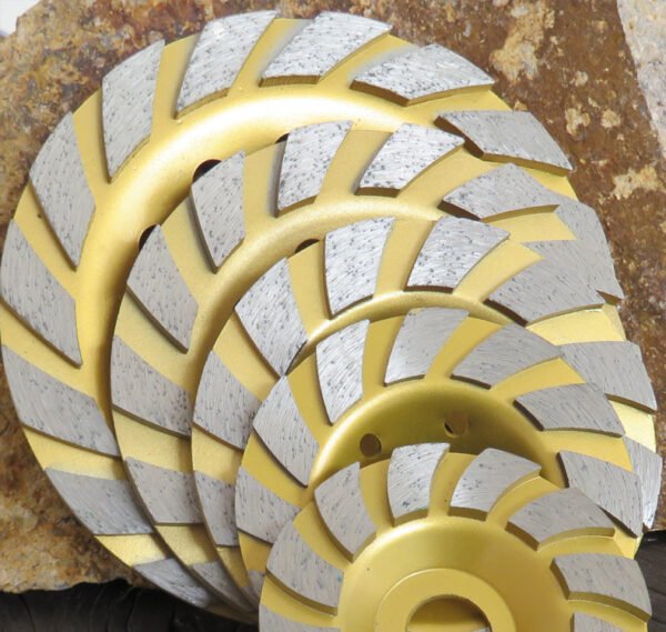 Double Teeth Concrete Floor Diamond Grinding Cup Wheel Concrete, Cement, Marble, Rock, Granite