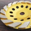 Double Teeth Concrete Floor Diamond Grinding Cup Wheel Concrete, Cement, Marble, Rock, Granite