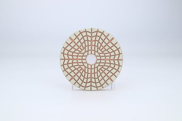 4inch 3 steps wet polishing pad marble granite