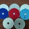 4 Inch 100mm 3 Steps Wet Polishing Pad Diamond Polish Pad Porcelain Granite Polishing Pads for Granite Marble