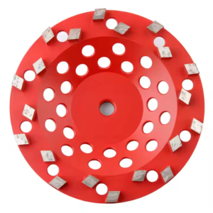 7 Inch 20 Rhombus Segments Diamond Grinding Cup Wheel