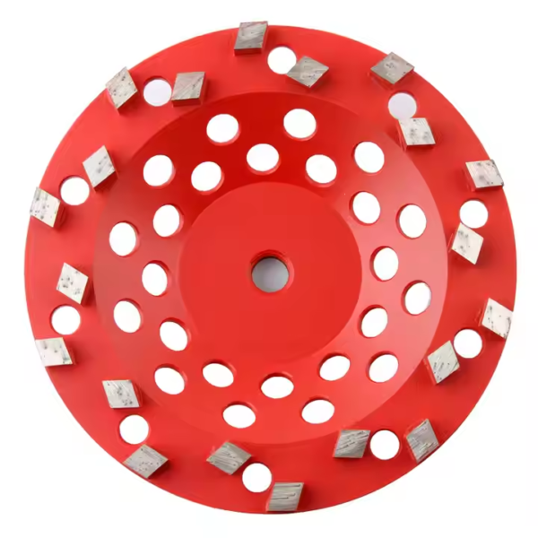 7 Inch 20 Rhombus Segments Diamond Grinding Cup Wheel