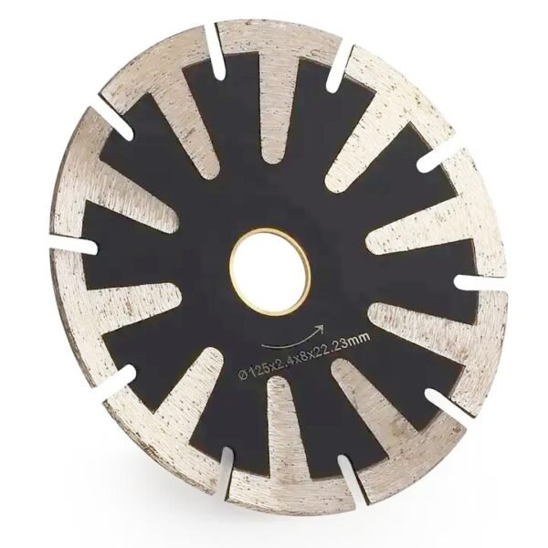 XPRIME DIAMOND CONCAVE CURVED T-SEGMENTS SAW BLADE FOR GRANITE CUTTING