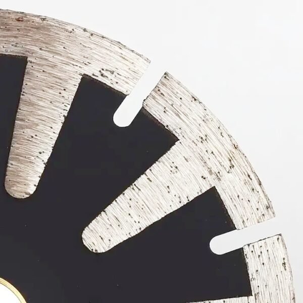 XPRIME DIAMOND CONCAVE CURVED T-SEGMENTS SAW BLADE FOR GRANITE CUTTING