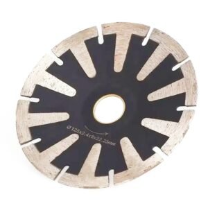 XPRIME DIAMOND CONCAVE CURVED T-SEGMENTS SAW BLADE FOR GRANITE CUTTING