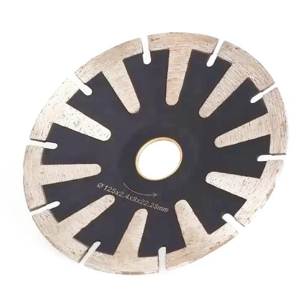 XPRIME DIAMOND CONCAVE CURVED T-SEGMENTS SAW BLADE FOR GRANITE CUTTING