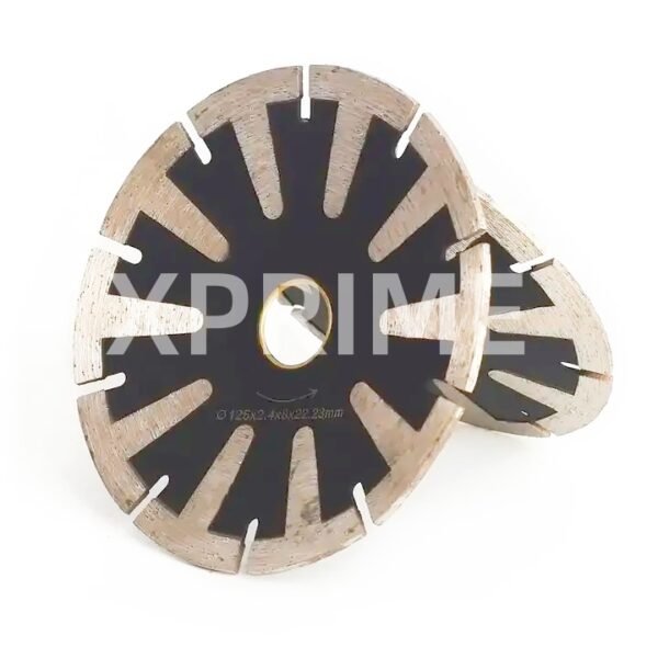 XPRIME DIAMOND CONCAVE CURVED T-SEGMENTS SAW BLADE FOR GRANITE CUTTING