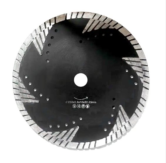 XPRIME DIAMOND CONTINUOUS TRIANGLE TEETH TURBO SAW BLADE FOR GRANITE & CONCRETE CUTTING