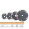 XPRIME DIAMOND DISCONTINUOUS TRIANGLE TEETH TURBO SAW BLADE FOR GRANITE & CONCRETE CUTTING