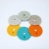 4inch 3 steps wet polishing pad marble granite